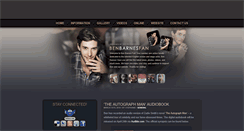 Desktop Screenshot of benbarnesfan.com